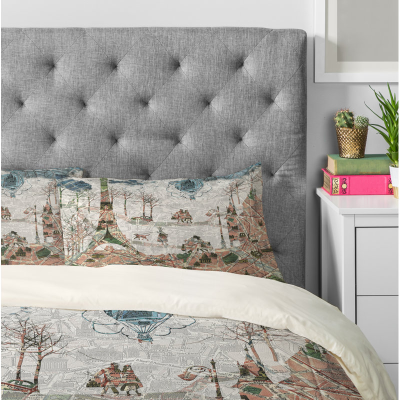 Housse de couette Under the Paris Sun, Housse de couette pour lit simple / TG