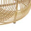 Table basse en rotin brun clair