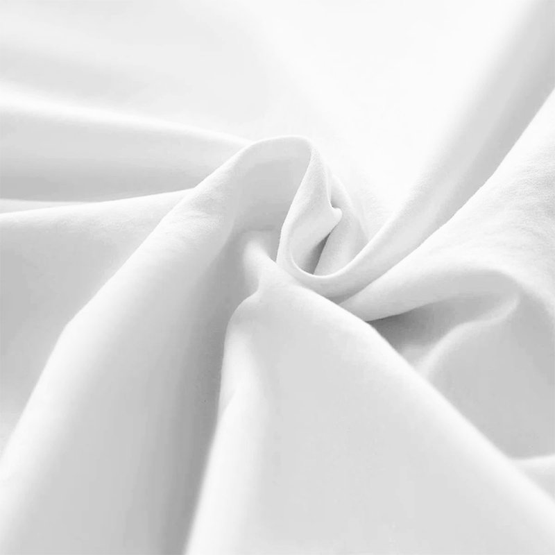 Microfiber Machine Tufted Pillow Case, White