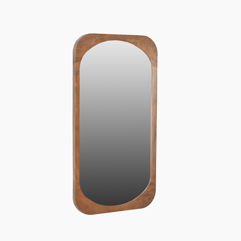 Solid Wood Square Mirror
