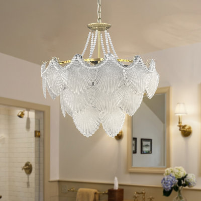 Minisink 8 - Light Iron Dimmable Tiered Chandelier