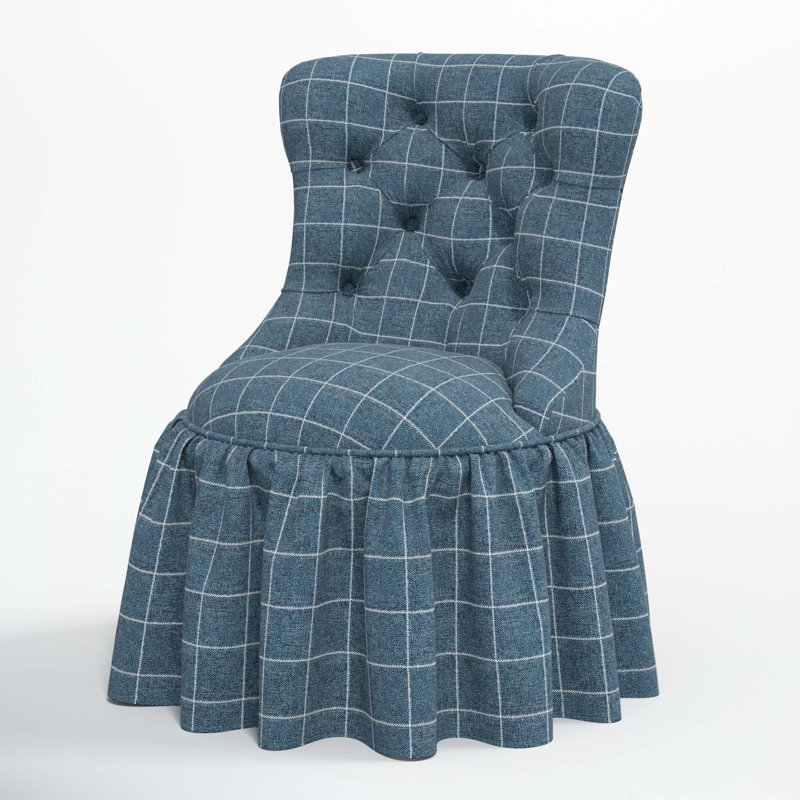Minnie Upholstered Side Chair, Cafe Rainstorm