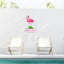 Décoration murale Flamingo Welcome