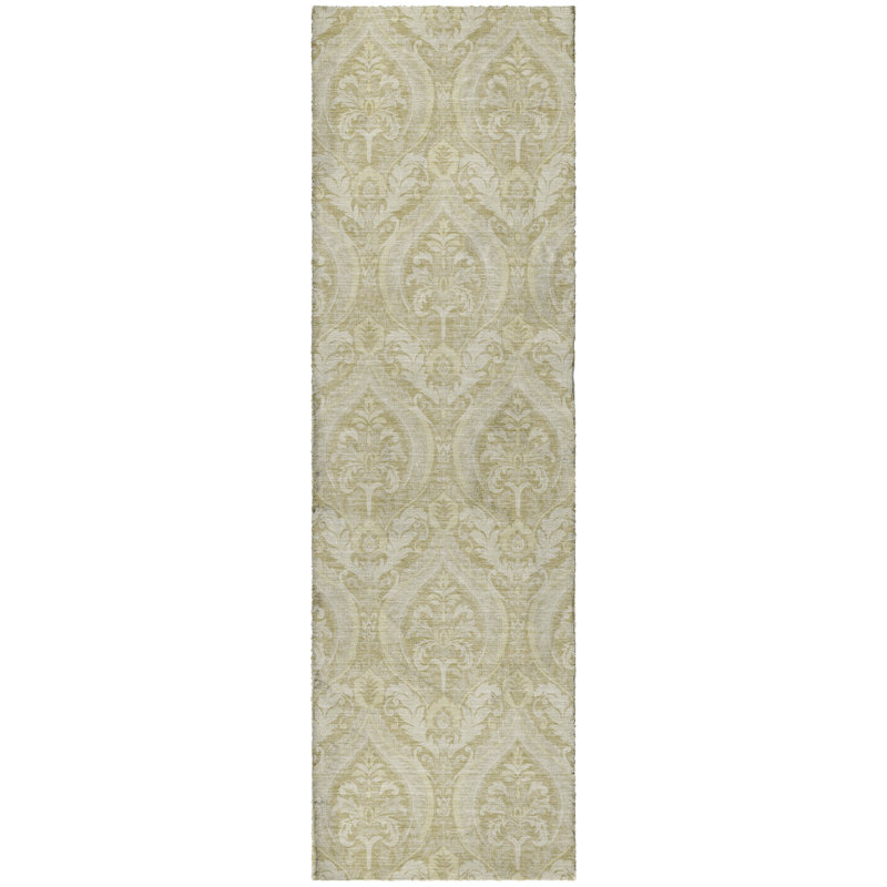 Premium Machine Washable Dream Shag ADS572 Panel Rug, 2'3" x 7'6" Runner, Beige