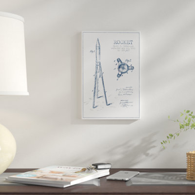 " Jacob J. Detwillee Rocket Patent Sketch "