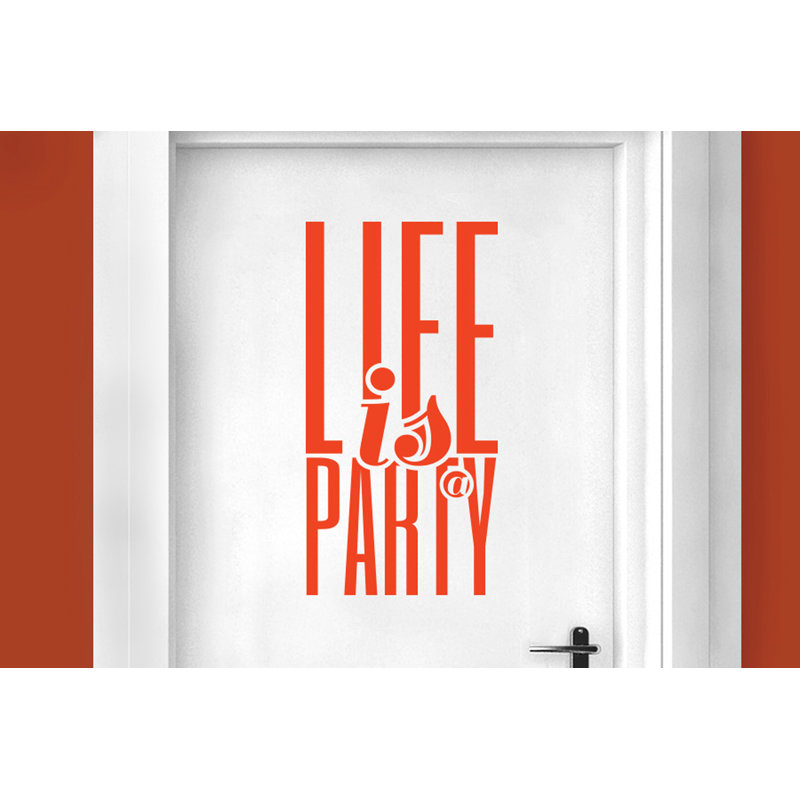 Wall Decal, Orange