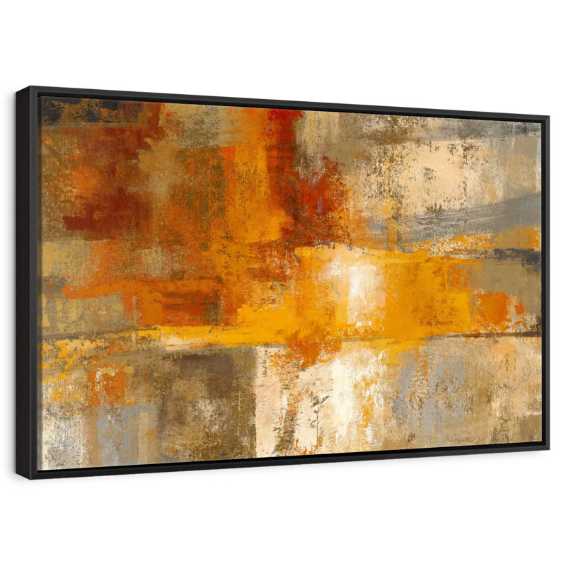 Avery Silver and Amber, 17" H x 25" W