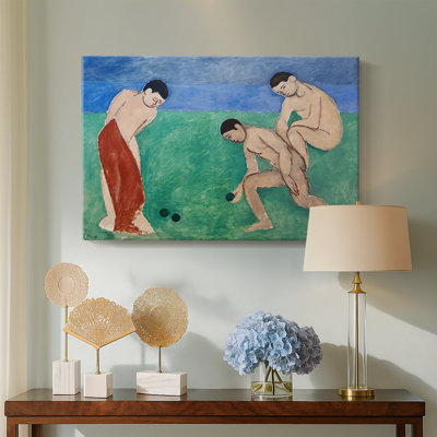 Henri Matisse "Game of Bowls (Les Joueurs de boules)" - Museum Quality Gallery Wrapped Canvas Wall Art