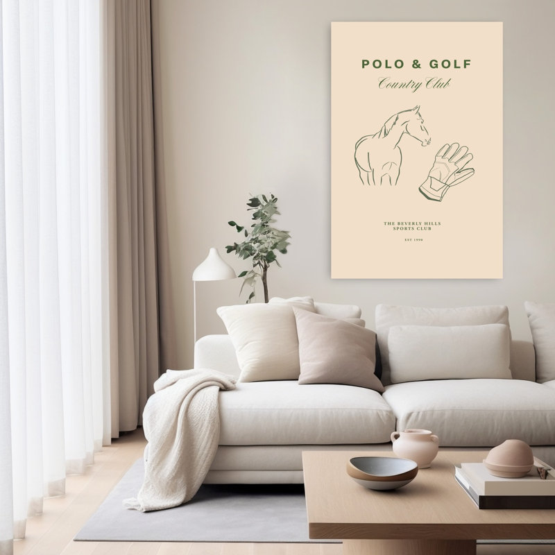 Art équestre classique, cheval élégant et minimaliste