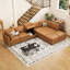 Canapé modulaire en velours réversible 9 pièces avec rangement Wylodene-302565059