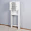 Armoire de rangement pour salle de bain en bois au-dessus de la toilette avec tablette réglable 23,62 x 7,72 x 67,32 po