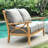 Malena Teak Outdoor Loveseat