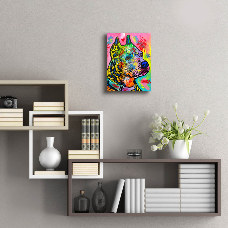 Art mural en verre «Did That Tree Just Wave At Me» par Dean Russo, H 16 po x l 12 po x P 0,13 po