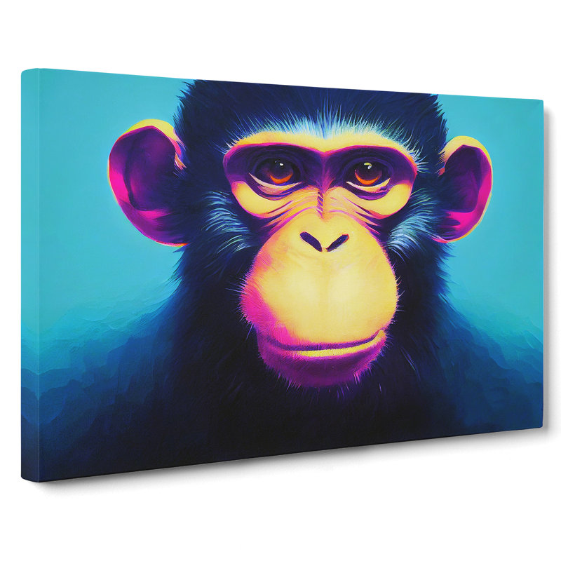 Monkey Vol.3 - Wrapped Canvas, 35cm H x 50cm W x 3cm D