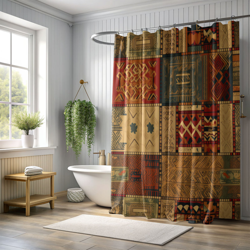 Rideau de douche Premium, H 74 po x l 71 po