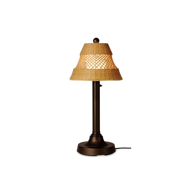 Lampe de table 34 po Lauri, Miel antique