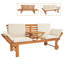 Chaise longue inclinable 20,4 po avec coussins et table Cathyrn