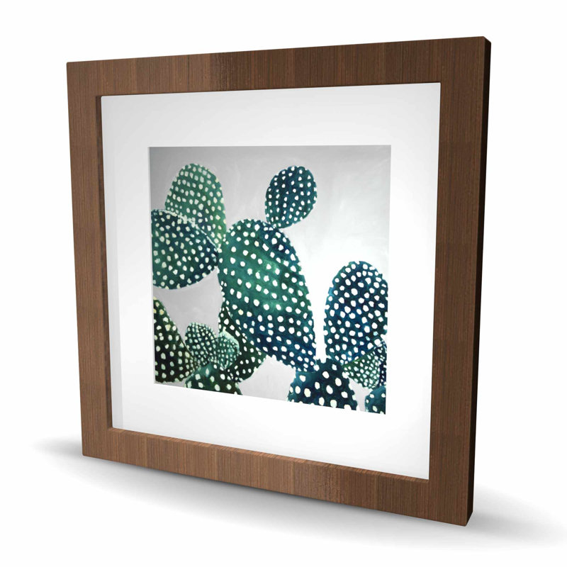 Opuntia Cactus, reproduction mat moderne encadrée pour la décoration intérieure