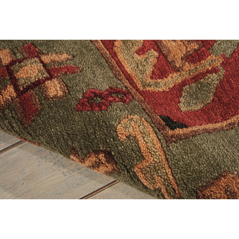 Nourison Tekita Traditional Indoor Rug, Rust, Runner 2'3" x 8'