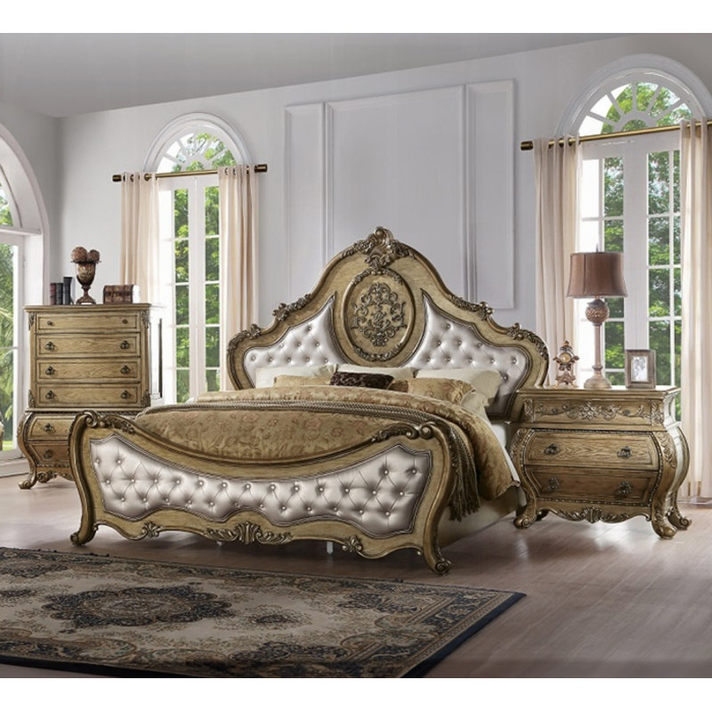 Ensemble de chambre à coucher 3 pièces Ragenardus, Très grand