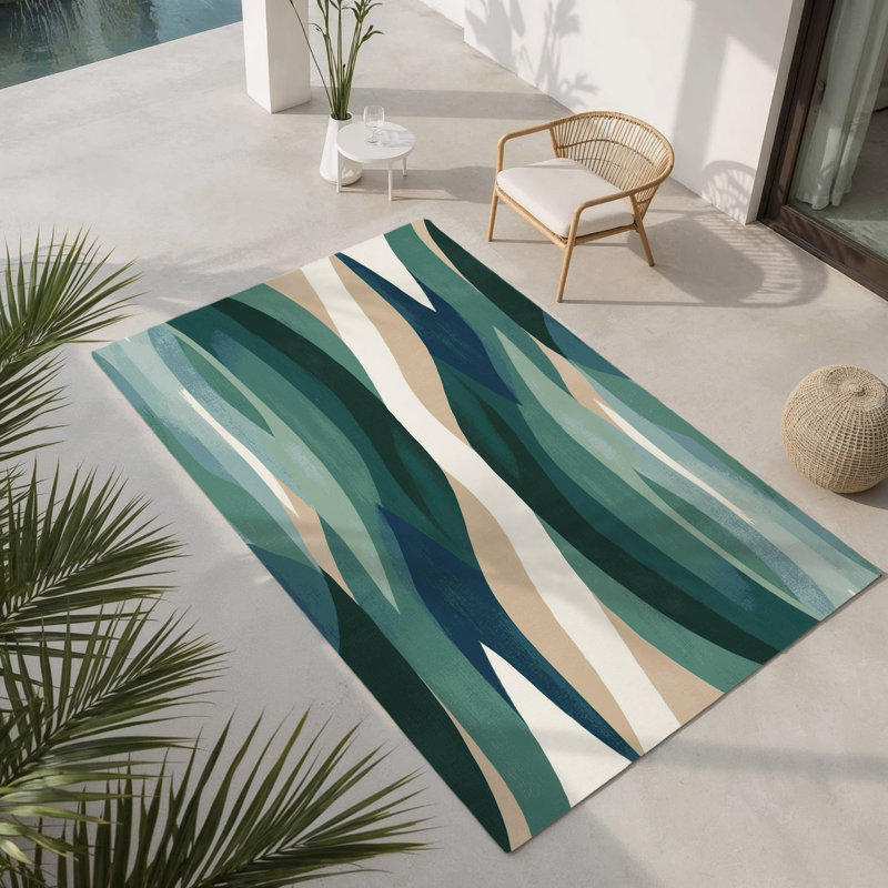 Tapis intérieur et extérieur Nebula, Rectangle 1 pi 6 po x 2 pi 6 po