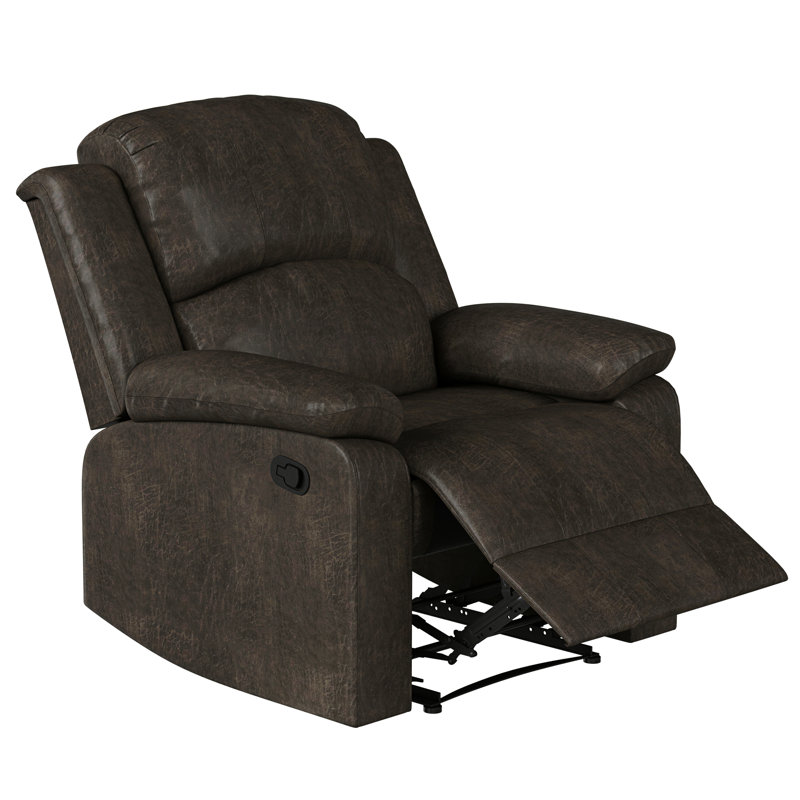 Tolono 34.75" Faux Leather Manual Recliner