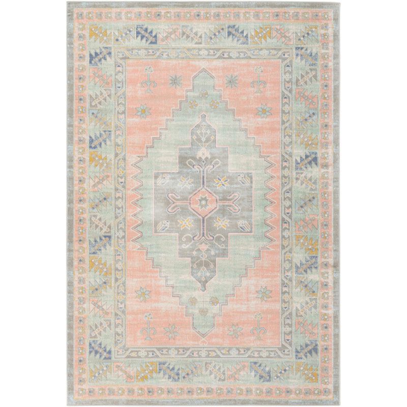 Matthei Oriental Indoor Rug, Rectangle 6' x 9'
