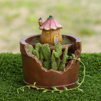 Jardin fée à fleurs
