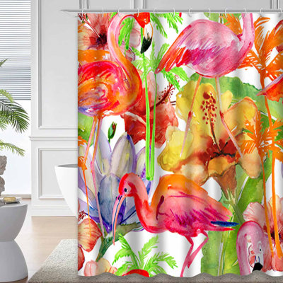 Art tropical aquarelle avec 12 crochets