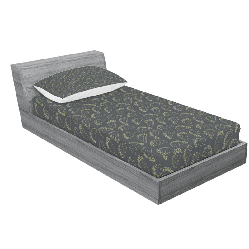 Microfiber Sheet Set, Twin Sheet Set with Fitted Sheet
