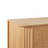 63 " Wavy Storage Sideboard, Double-Door Buffet Cabinet With Adjustable Shelves, Suitable For Kitchen, Living Room, Hallway - Versatile Storage (Natural)