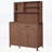 Durable Kitchen Island with Hutch,Adjustable Shelves,and Spacious Countertop for Gardening and Outdoor Cooking-2100501501