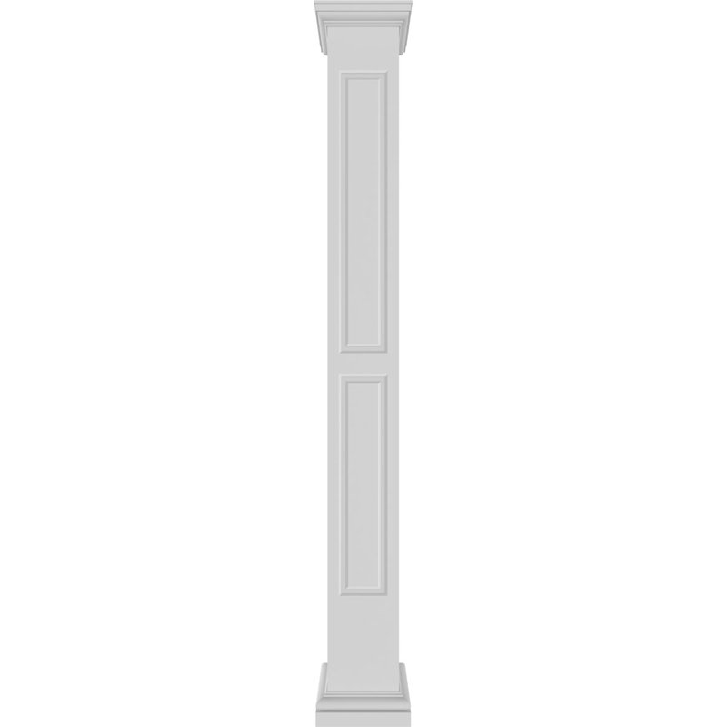 Ensemble de colonnes à panneau surélevé en PVC Craftsman Classic, H 96 po x l 11,63 po