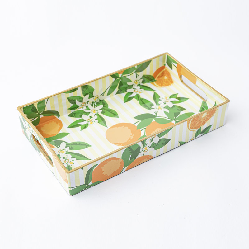 Plateau de coiffeuse fleur d'oranger