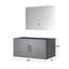 Meuble-lavabo de salle de bain 36 po X P 22 po D et 36 po Miroir à DEL-518873034