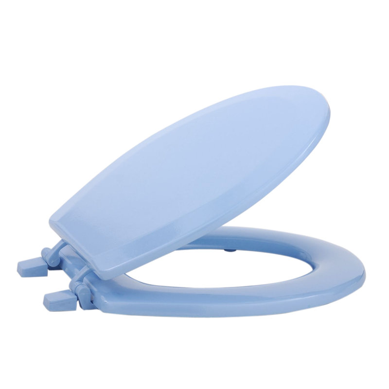 Fantasia Round Toilet Seat and Lid, Light Blue