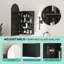 Aishwarya 40mm W 80mm H Framed Medicine Cabinet Mirror 3 Fixed-1764395516