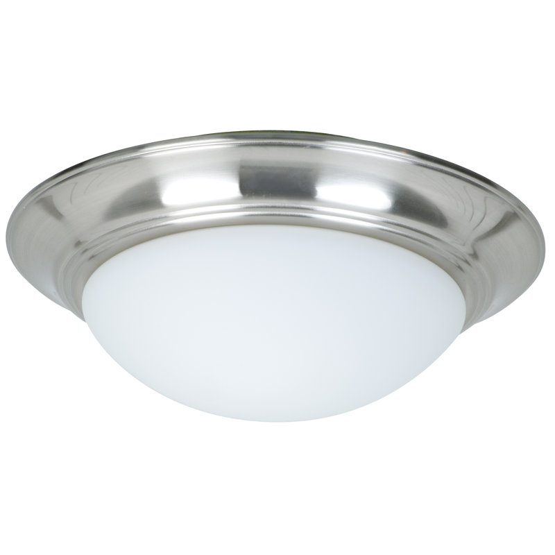 Ensemble d’éclairage pour cuve à ventilateur de plafond universel 2 lumières, Acier inoxydable