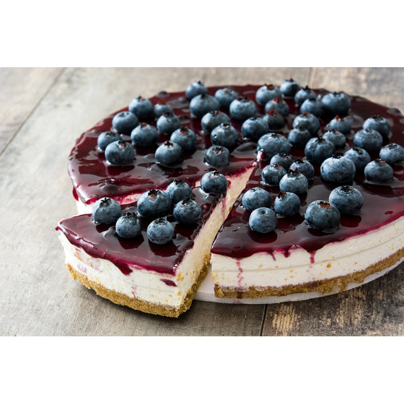 Blueberry Cheesecake by Etorres69 - Wrapped Canvas Print, 30cm H x 46cm W