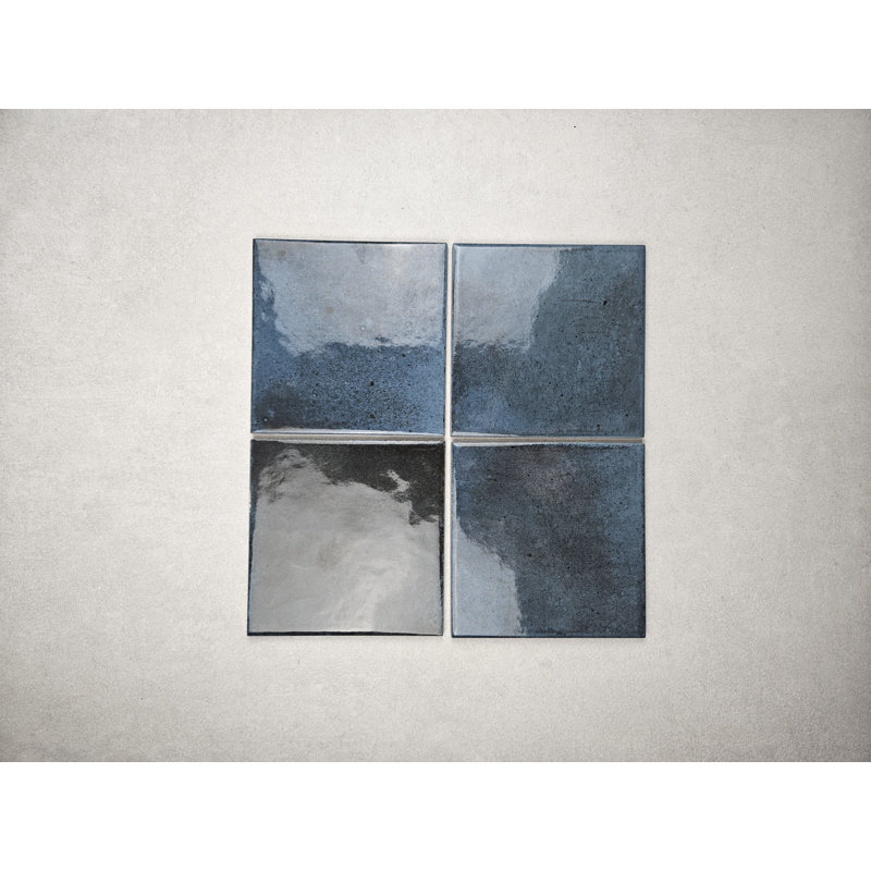 Carreau bleu minuit 6 x 6