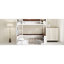 Grand lit superposé en bois blanc avec tablettes, boîte de rangement, DEL, chargeurs et crochets à vêtements pour une chambre à coucher polyvalente et relaxante.-637473175