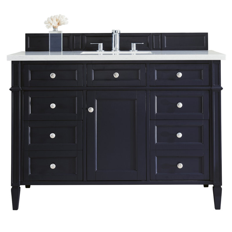 Brittany 48'' W Single Vanity, Victory Blue, Eternal Jasmine Pearl