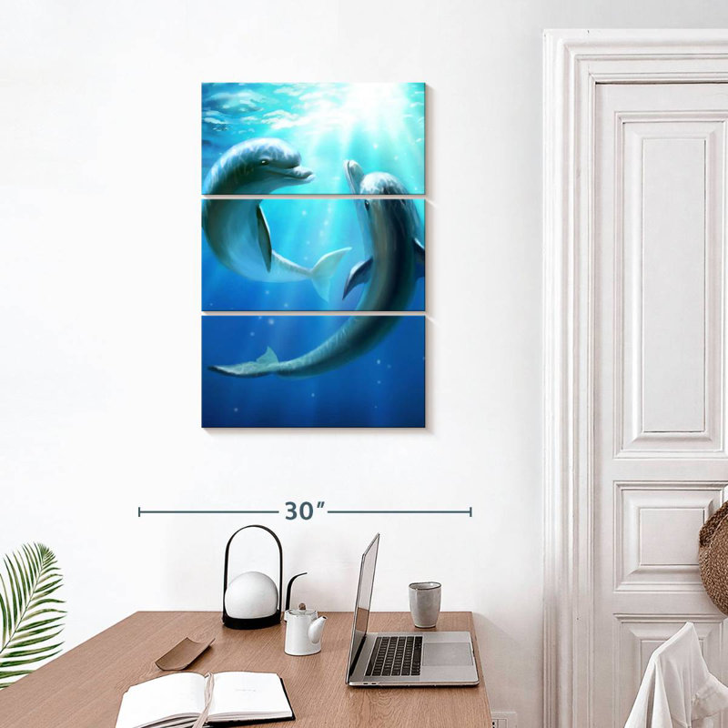 «Brampt Dolphin Best Friends», H 32 po x l 20 po