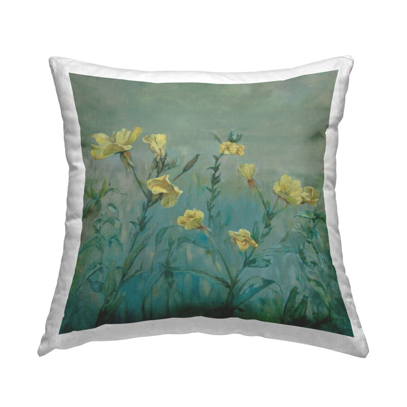 Conception de coussin décoratif Buttercup Flower Field par Graham Reynolds