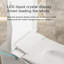 Toilette intelligente avec siège chauffant intégré, toilette sans réservoir avec chasse d'eau automatique, température de siège réglable, affichage numérique à DEL de la chasse d'eau, allongée
