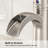 Single-Hole Single-Handle Bathroom Faucet With Drain Assembly-113578581