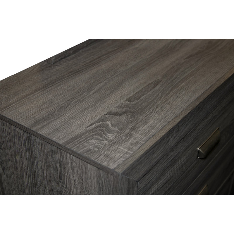 Anastasia 32'' W 5 - Drawer Dresser, Grayish Brown
