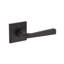 Kinsella Passage Lever with Traditional Square Rose in Lifetime (PVD) Polished Brass-954242939