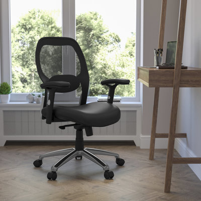 Mid-Back Super Mesh Executive Swivel Office Chair with Knee Tilt Control