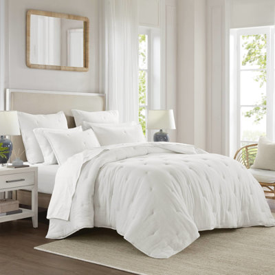 Courtepointe 3 pièces en gaze de coton blanche pour texture moelleuse / grand, plissée, toutes saisons, peau, confortable, respirante, légère broderie naturelle, standard 100, couleur, confortable